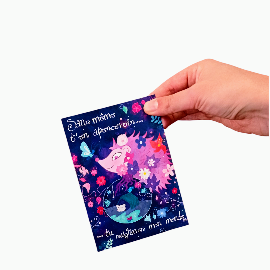Carte d'amour Herrisson