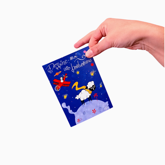 carte mouton dans l'espace dessine moi un bonhomme