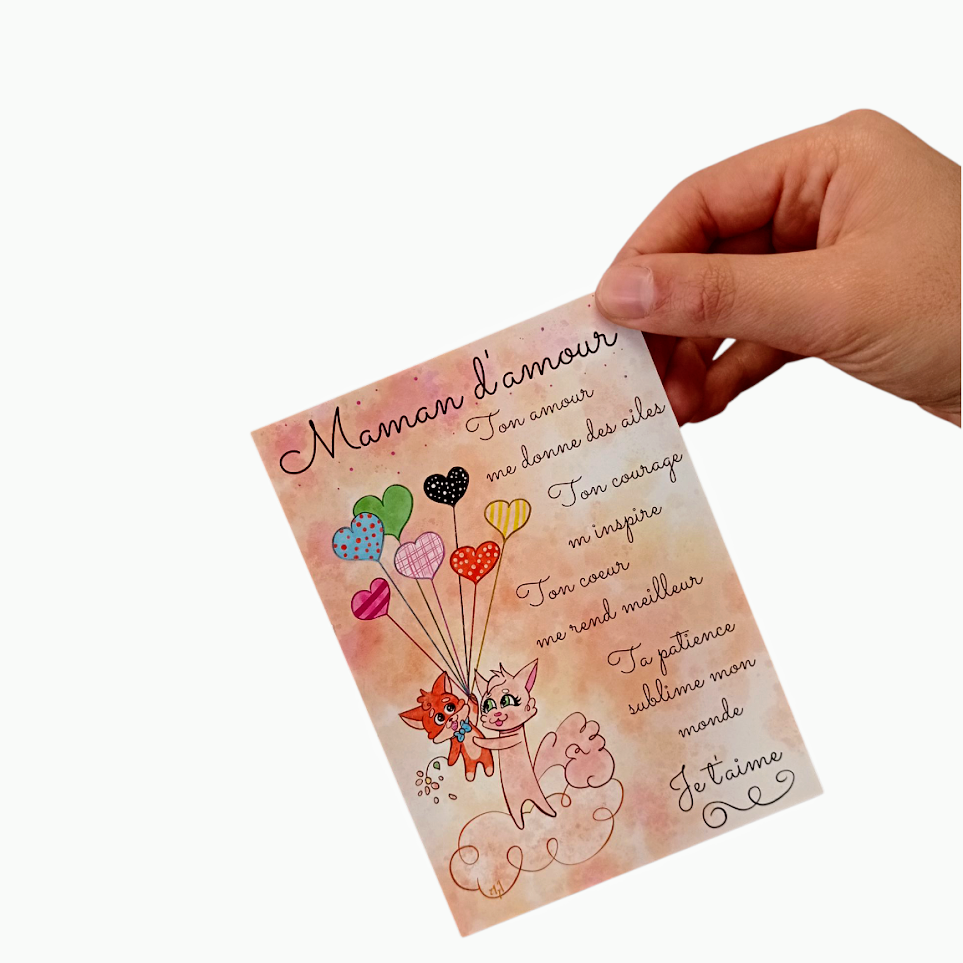 Carte Maman d'amour